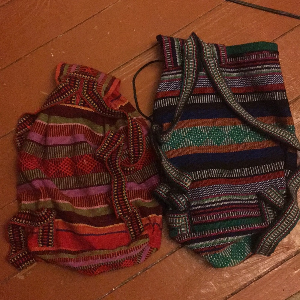 Two patterned backpacks - Picture 2 of 3